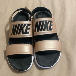 Nike Sandals - Black and Tan